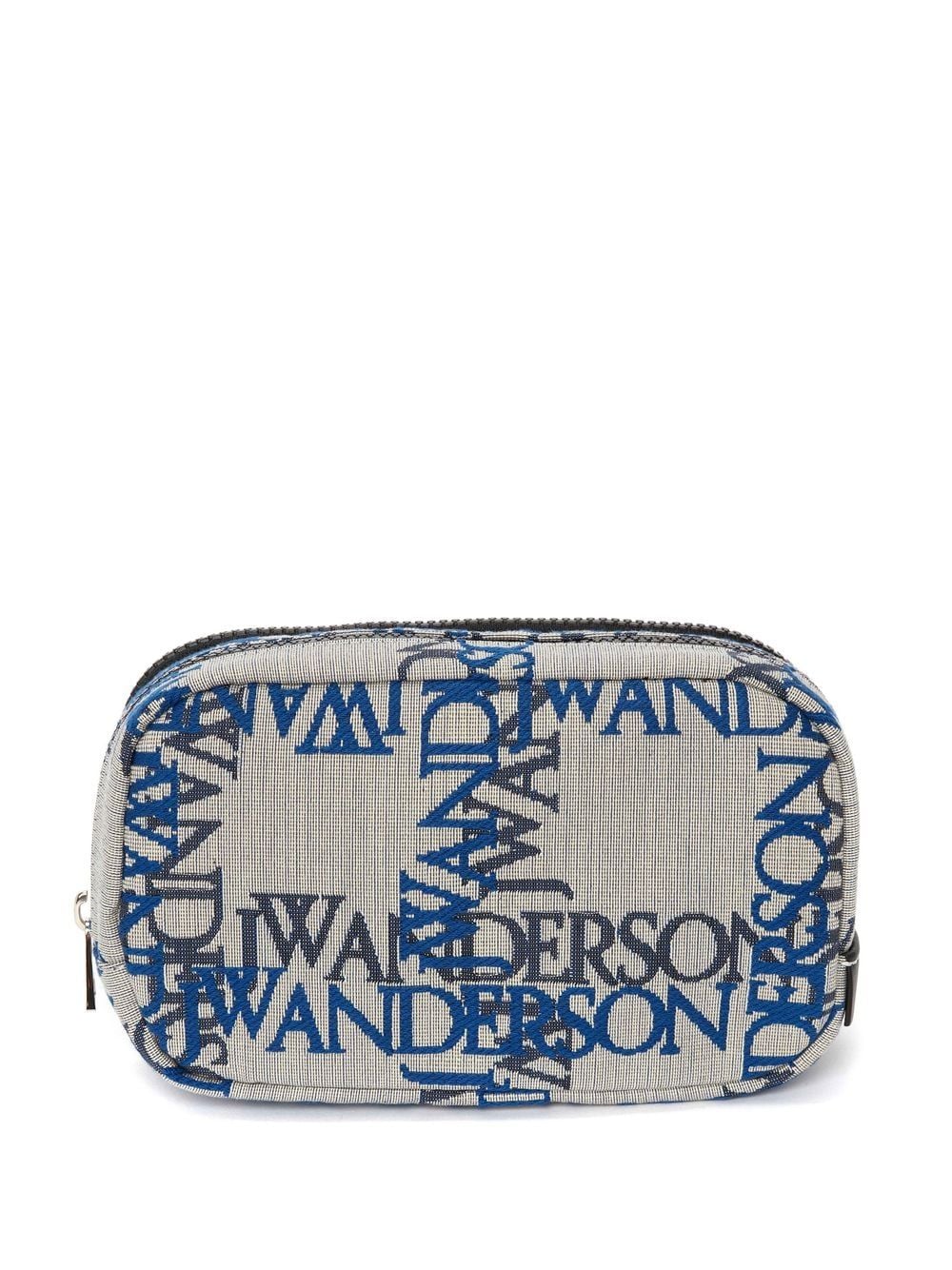 JW Anderson Etui aus Canvas mit Reißverschluss - Grau von JW Anderson