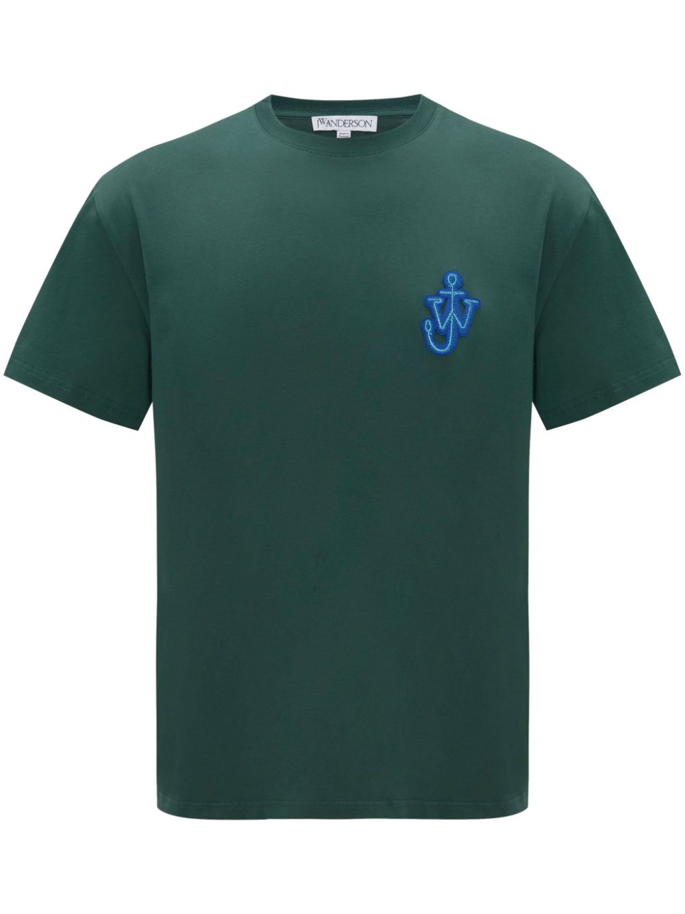 JW Anderson T-Shirt mit Logo-Patch - Grün von JW Anderson