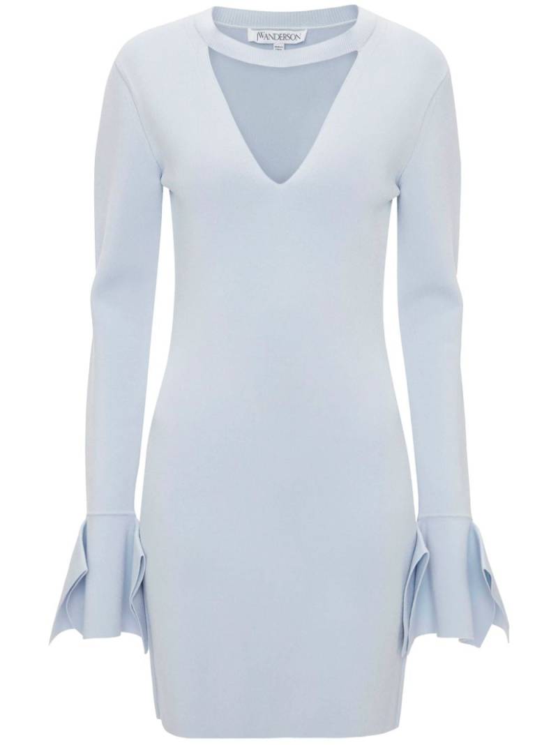 JW Anderson Minikleid mit Rüschendetail - Blau von JW Anderson