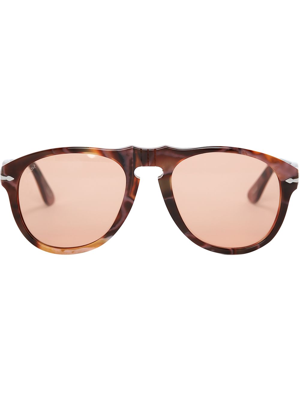 JW Anderson x Persol Pilotenbrille mit Logo - Rosa von JW Anderson