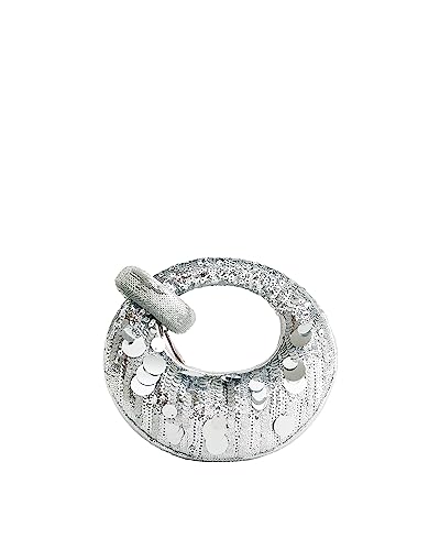 JW PEI Damen Abacus Handtaschen - Metallic Pailletten Silber von JW PEI