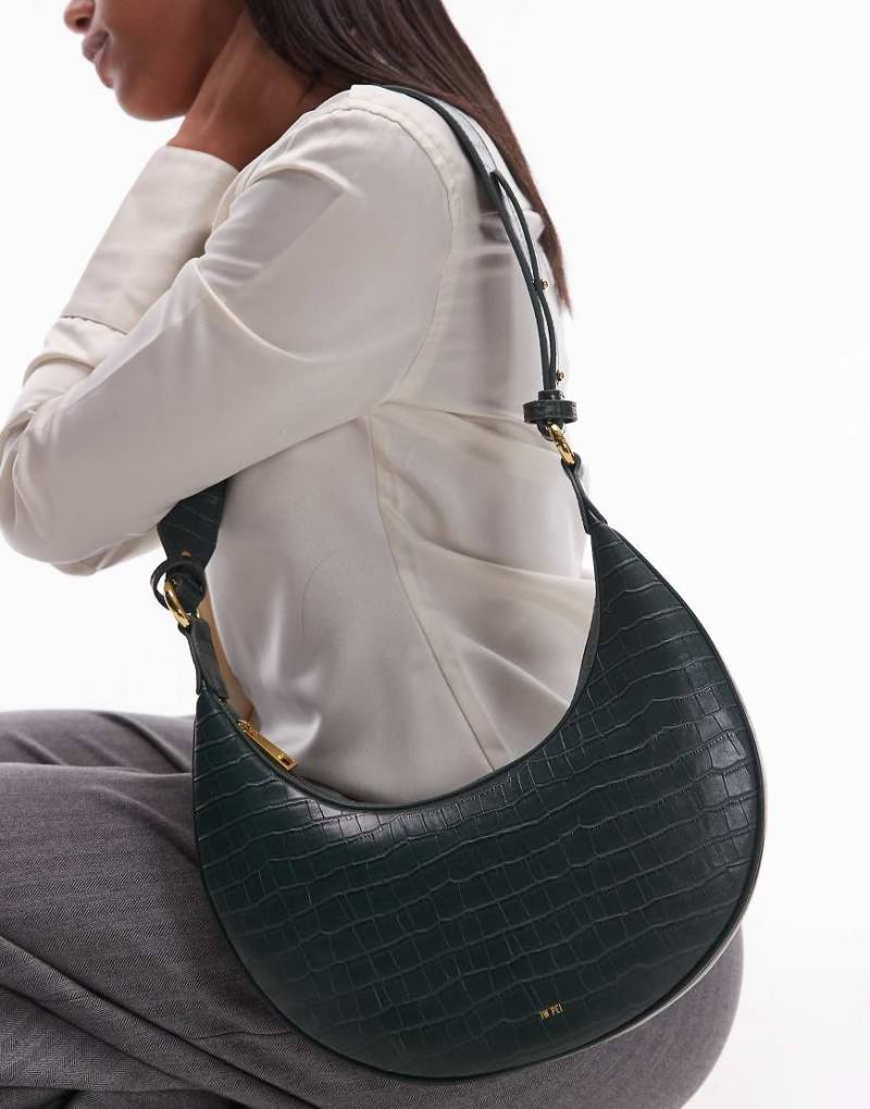 JW PEI - Carly - Saddle Bag zum Umhängen in Dunkelgrün von JW PEI