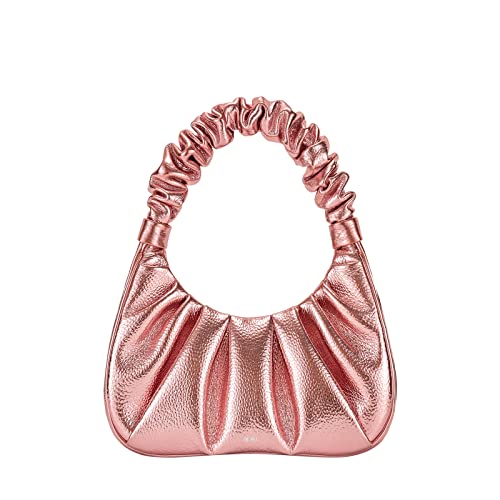 JW PEI Damen Gabbi Ruched Hobo Handtasche, pink metallic von JW PEI