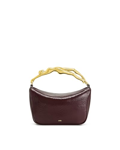 JW PEI Damen Jenny Handtasche mit menschlichem Griff, Burgunderrot von JW PEI