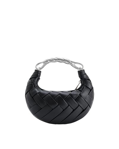 JW PEI Damen Orla Handtasche - Flecht Schwarz von JW PEI