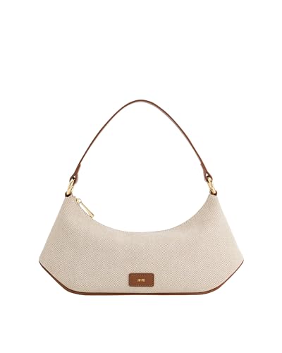 JW PEI Lily Damen Schultertasche - Braunes Canvas von JW PEI