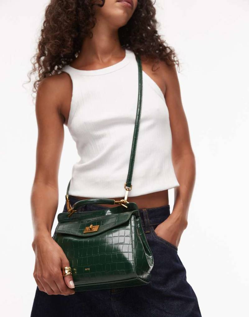 JW PEI - Lucia - Klassische Henkeltasche in Kroko-Grün mit Umhängeriemen JW PEI - Lucia - Klassische Henkeltasche in Kroko-Grün mit Umhängeriemen von JW PEI