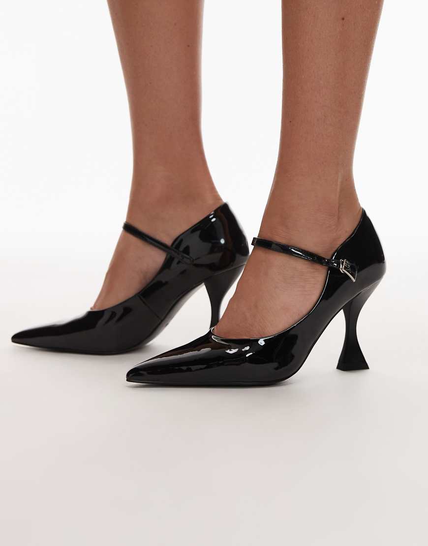 JW PEI - Thalina - Spitze Pumps in Schwarz mit Absatz von JW PEI