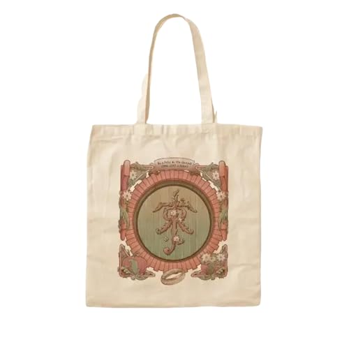 JWPPPATD A Hole In The Ground Cotton Canvas Bag Tote Casual Reusable Shopper Travel Handbag Designer Unisex Foldable Fabric Fashion von JWPPPATD