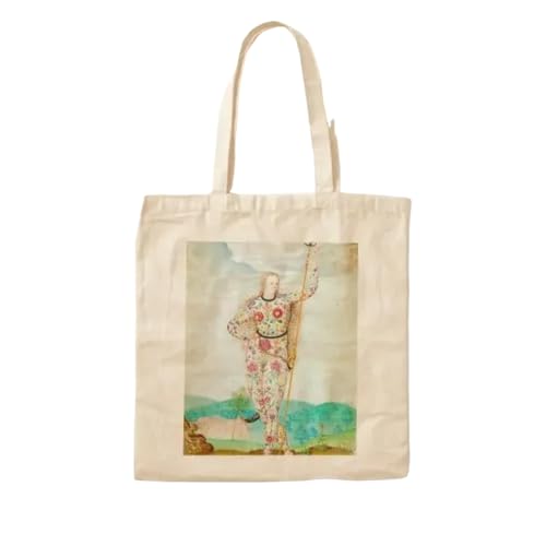 JWPPPATD A Young Daughter Of The Picts Jacques Canvas Bag Reusable Designer Fashion Printed Travel Handbag Casual Shoulder Bag Fabric von JWPPPATD