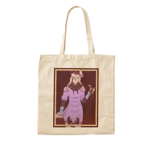 JWPPPATD Akane Fragmented Cotton Canvas Bag Foldable Unisex Ladies Shoulder Bag Printed Casual Grocery Fabric Handbag Reusable Designer von JWPPPATD