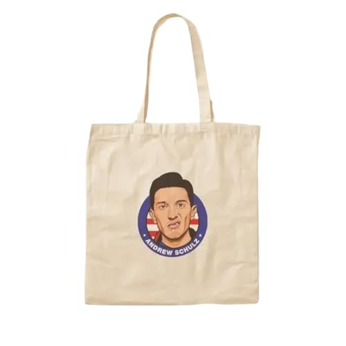 JWPPPATD Andrew Schulz Cotton Canvas Bag Handbag Designer Fashion Women Fabric Reusable Shopper Shoulder Bag Printed Ladies Unisex von JWPPPATD