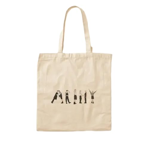 JWPPPATD Butter Army Sign Silhouette Butter Illu Canvas Bag Grocery Unisex Handbag Travel Designer Ladies Fashion Foldable Women Printed von JWPPPATD