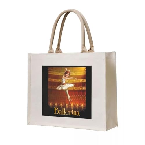 JWPPPATD Einkaufstasche Ballerina Sprung Hand Lady Canvas Taschen von JWPPPATD