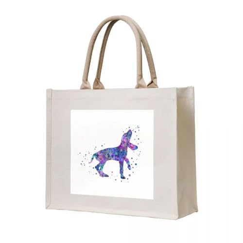 JWPPPATD Einkaufstasche Italienischer Spinone, Italienischer Spinone Aquarell, Spinone Shopper Damen Canvas Canvas Tote Damen Einkaufstaschen von JWPPPATD