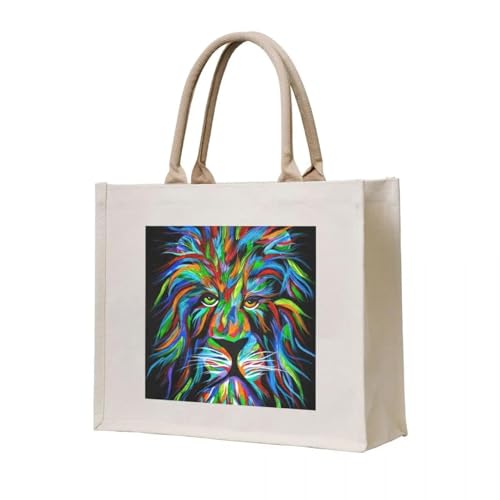 JWPPPATD Einkaufstasche Majestic Canvas Tote Hand Frauen Strandtaschen von JWPPPATD