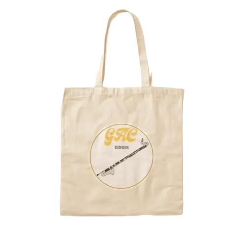 JWPPPATD Gac Boom Cotton Canvas Bag Travel Fabric Printed Ladies Reusable Shoulder Bag Fashion Grocery Unisex Designer Women Shopper von JWPPPATD