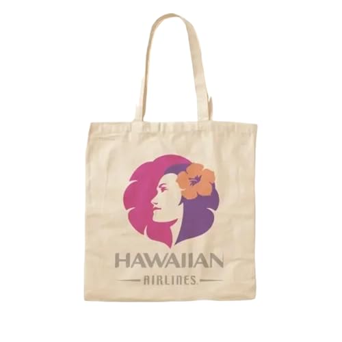 JWPPPATD Hawaiian Airlines Herc Travel End Of Sou Canvas Bag Grocery Printed Reusable Women Casual Designer Shopper Fashion Fabric von JWPPPATD