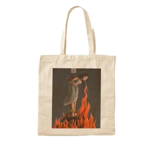 JWPPPATD Keep Your Cool Oil Color Version Cotton Canvas Bag Reusable Fabric Tote Foldable Ladies Fashion Shopper Casual Designer Women von JWPPPATD