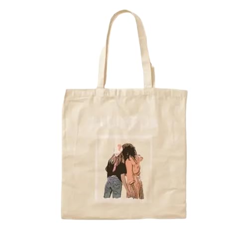 JWPPPATD Luimelia Cotton Canvas Bag Ladies Fabric Casual Foldable Tote Women Shoulder Bag Grocery Handbag Shopper Unisex Reusable von JWPPPATD