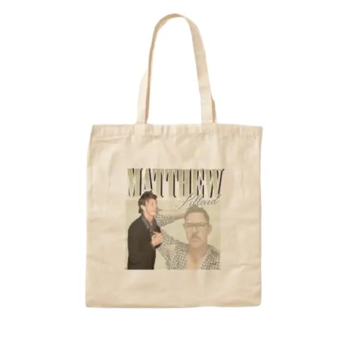 JWPPPATD Matthew Lillard Retro Design Matthew L Canvas Bag Shopper Designer Handbag Printed Fabric Shoulder Bag Women Unisex Fashion von JWPPPATD