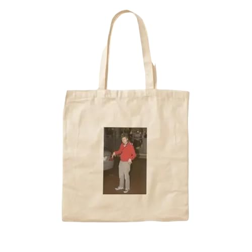 JWPPPATD Michael Cera Being Michael Cera Cotton Canvas Bag Women Shopper Travel Printed Unisex Fabric Foldable Designer Shoulder Bag von JWPPPATD