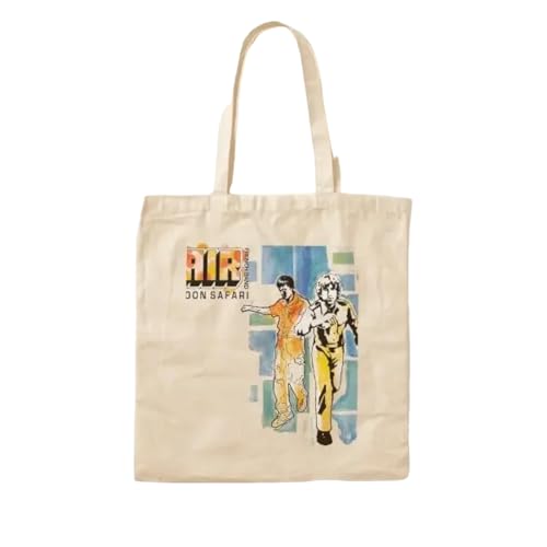 JWPPPATD Moon Safari Cotton Canvas Bag Shopper Fashion Ladies Handbag Foldable Unisex Grocery Printed Reusable Fabric Women Tote von JWPPPATD