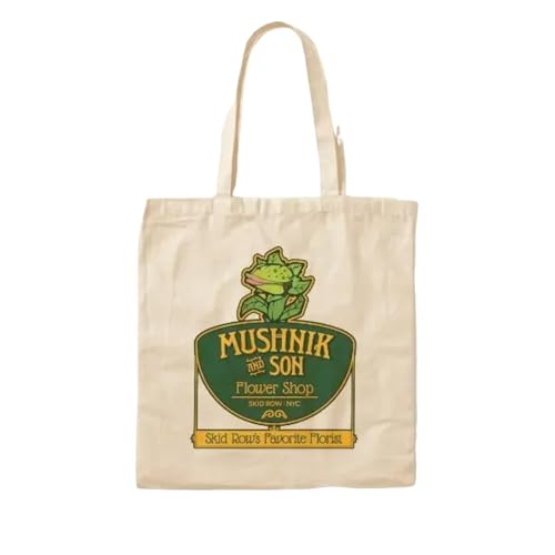 JWPPPATD Mushnik Son Flower Shop Cotton Canvas Bag Fashion Printed Travel Designer Foldable Reusable Casual Ladies Grocery Women Fabric von JWPPPATD