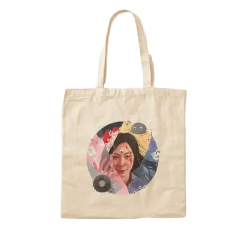 JWPPPATD Nothing Matters Cotton Canvas Bag Unisex Travel Casual Handbag Fabric Foldable Grocery Shopper Fashion Ladies Shoulder Bag Tote von JWPPPATD