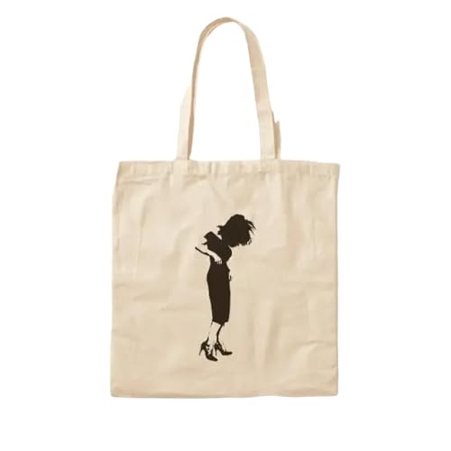 JWPPPATD Robert Longo Men In The Cities Woman 2 C Canvas Bag Women Foldable Shoulder Bag Shopper Unisex Reusable Grocery Ladies Travel von JWPPPATD