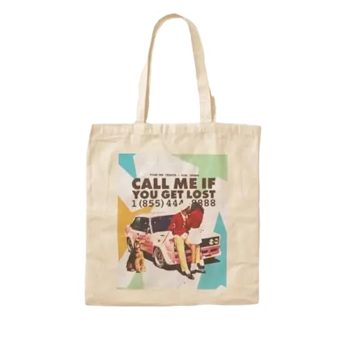 JWPPPATD Side Street Retro Album Cotton Canvas Bag Foldable Handbag Reusable Shopper Printed Shoulder Bag Unisex Tote Fabric Travel von JWPPPATD