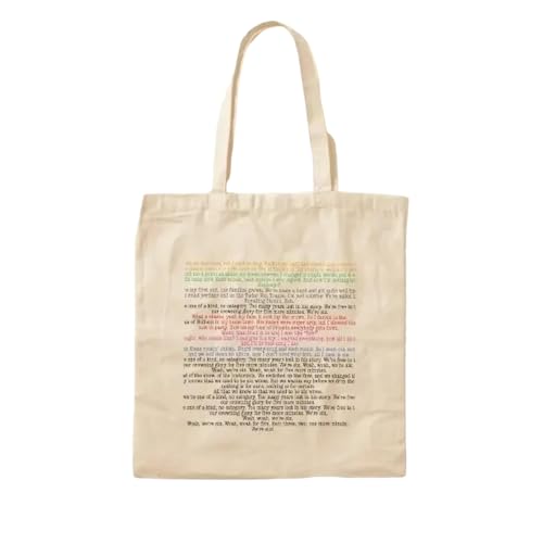 JWPPPATD Six Cotton Canvas Bag Travel Handbag Shopper Fashion Women Grocery Shoulder Bag Reusable Foldable Ladies Printed Designer von JWPPPATD