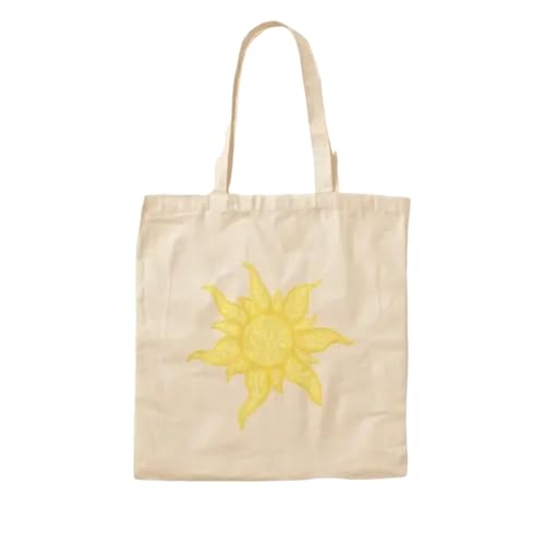 JWPPPATD The Lost Princess Cotton Canvas Bag Ladies Grocery Foldable Women Fashion Tote Shopper Travel Designer Handbag Casual Reusable von JWPPPATD