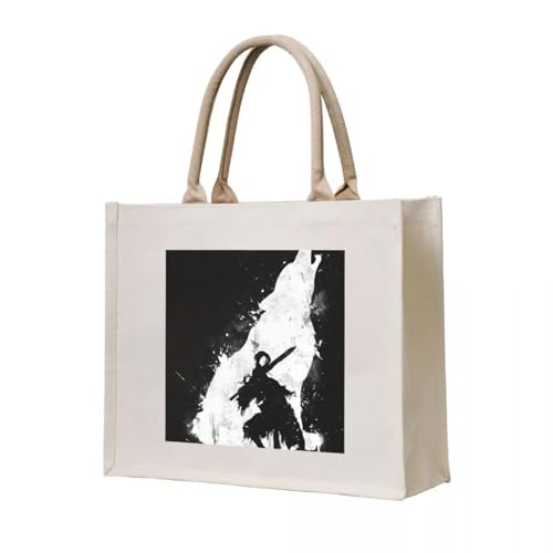 JWPPPATD Tote Bag Abyss Warrior für Strand Shopper Frau Tote Frau Canvas Tote Bags von JWPPPATD
