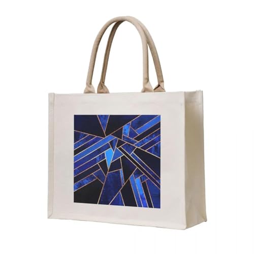 JWPPPATD Tote Bag Blue Night große Hand Frauen Luxus Frauen Shopping Logo Taschen von JWPPPATD