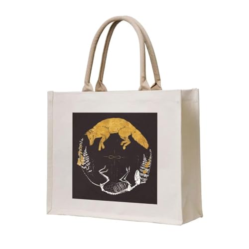 JWPPPATD Tote Bag Circle of Live Canvas Schultertasche tolle Stofftaschen von JWPPPATD