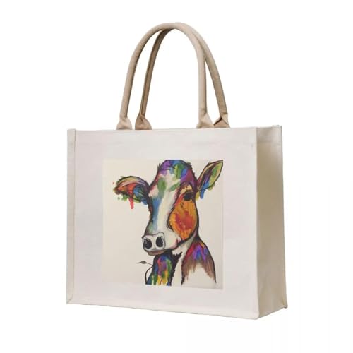 JWPPPATD Tote Bag Moo-nét weibliche frauen shopper Leinwand Taschen von JWPPPATD