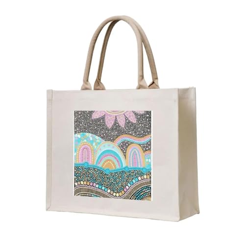 JWPPPATD Tote Bag Moreton Sunset Einkaufslogo Canvas Einkaufshandtasche Damentaschen von JWPPPATD
