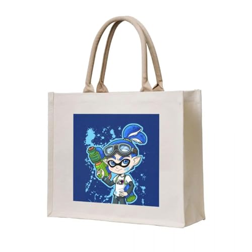 JWPPPATD Tote Bag Tintenfisch Junge große Dame tote benutzerdefinierte Große frauen Taschen von JWPPPATD