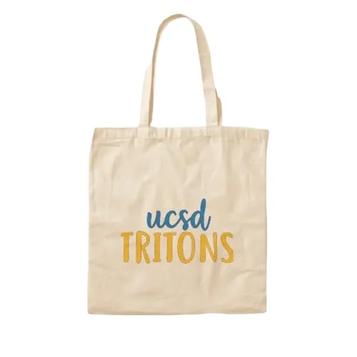 JWPPPATD Ucsd Tritons Cotton Canvas Bag Shoulder Bag Grocery Reusable Handbag Ladies Foldable Fabric Fashion Shopper Unisex Casual von JWPPPATD
