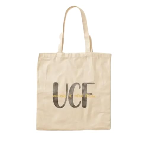 JWPPPATD University Of Central Florida Cotton Canvas Bag Handbag Printed Designer Fabric Grocery Fashion Reusable Travel Foldable Unisex von JWPPPATD