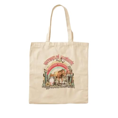 JWPPPATD Watermelon Retro Country Music Cotton Canvas Bag Ladies Shoulder Bag Handbag Travel Women Reusable Shopper Printed Grocery von JWPPPATD