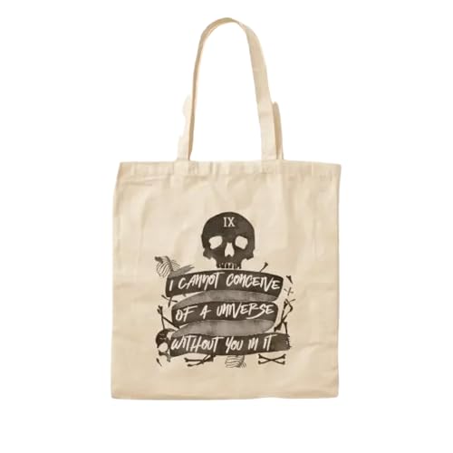 JWPPPATD Without You In It Black Cotton Canvas Bag Fabric Ladies Handbag Designer Fashion Grocery Tote Printed Unisex Shoulder Bag von JWPPPATD