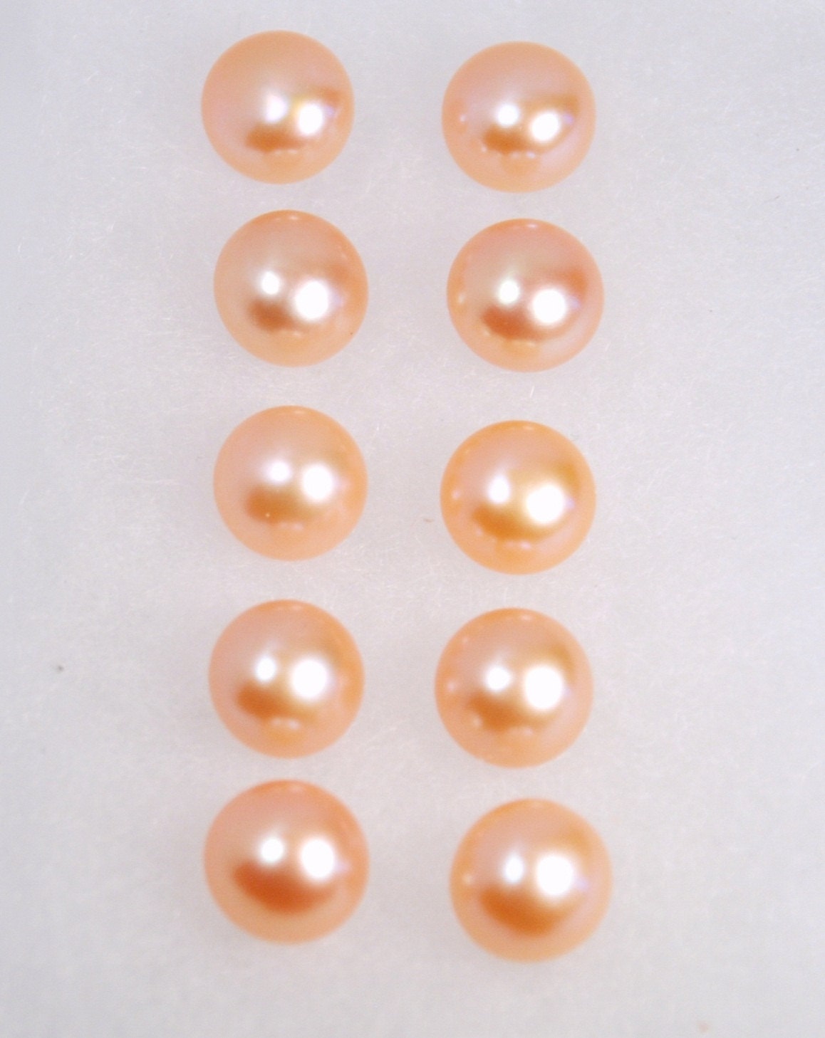 Post Fünf Paare Braut Ohrringe 10mm Klasse Aaa Süßwasser Perlen Ohrringe, Perlen, Sterling Silber Post, Rosa Farbe Post Fünf Paare Braut Ohrringe 10mm Klasse Aaa Süßwasser Perlen Ohrringe, Perlen, Sterling Silber Post, Rosa Farbe von JWbeads