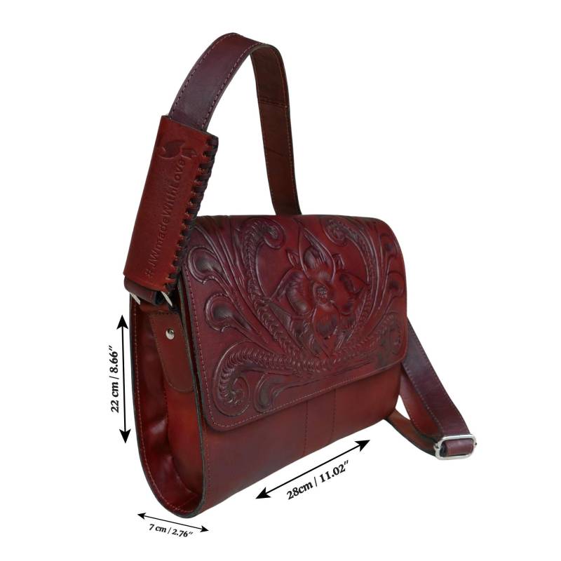 Leder Tablet Tasche - La Tabbag 3/Dienst-Tasche 100% Rindsleder von JWmadewithlove