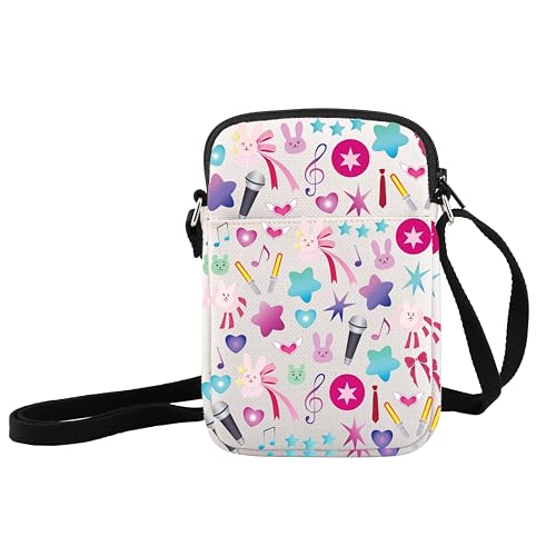 JXGZSO Anime-inspirierte Umhängetasche, Anime-Liebhaber, Geschenk, Anime-Symbole, Schultertasche, Oshi No Ko, small von JXGZSO