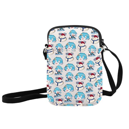 JXGZSO Anime-inspirierte Umhängetasche, Motiv: Moo Merrily Lover, Geschenk, lustige Moo Merrily Umhängetasche, Moo Merrily von JXGZSO