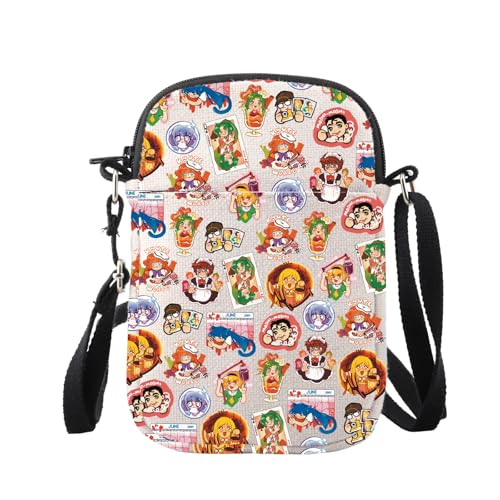 JXGZSO Game Characters Crossbody Bag Adventure Games Fan Geschenk Japan Anime Umhängetasche, Game Bag Kyute World, small von JXGZSO