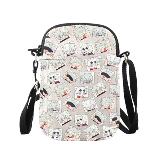 JXGZSO JJK Anime Crossbody Bag Anime Inspired Gift Manga Character Lover Shoulder Bag, Jjk Anime Tasche, small von JXGZSO
