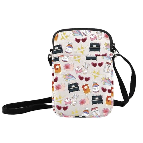 JXGZSO Musikinspirierte Umhängetasche, Musiker-Geschenk, Musik-Thema, Schultertasche, Musik, small von JXGZSO